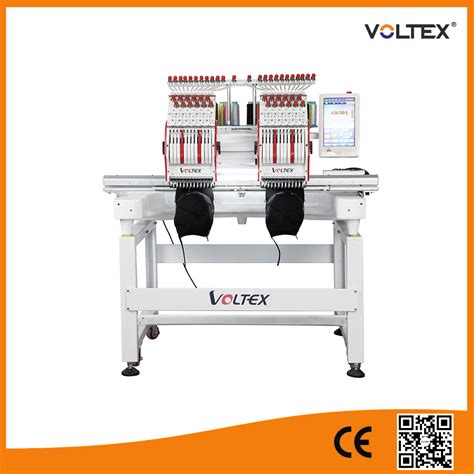 Voltex Vt 1202 Double Head Computerized Embroidery Machine Dahao System