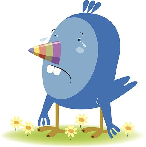 20 Sad Blue Bird Stock Illustrations Royalty Free Vector Graphics
