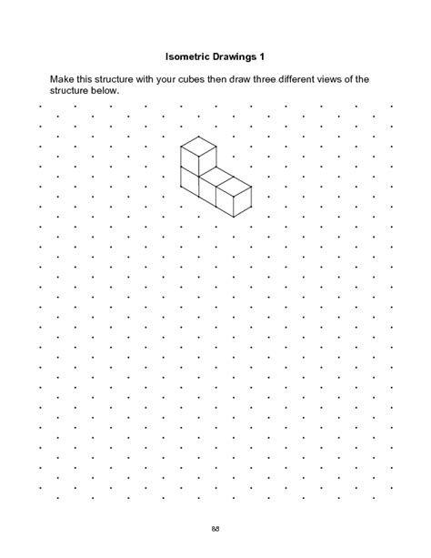 Isometric Drawing Worksheets Worksheets Day