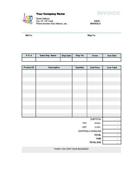 Aynax Free Invoice * Invoice Template Ideas