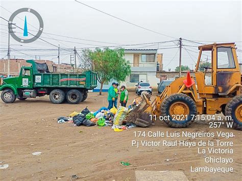 105 toneladas diarias de residuos sólidos y desmonte se recogen de ocho