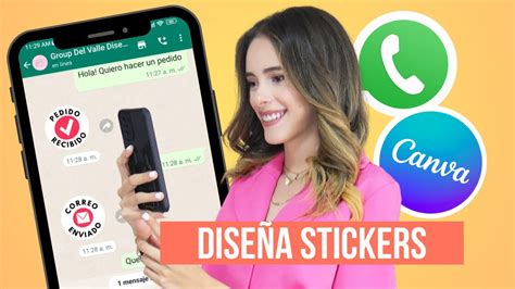 Cómo hacer STICKERS para WhatsApp en CANVA Gratis YouTube