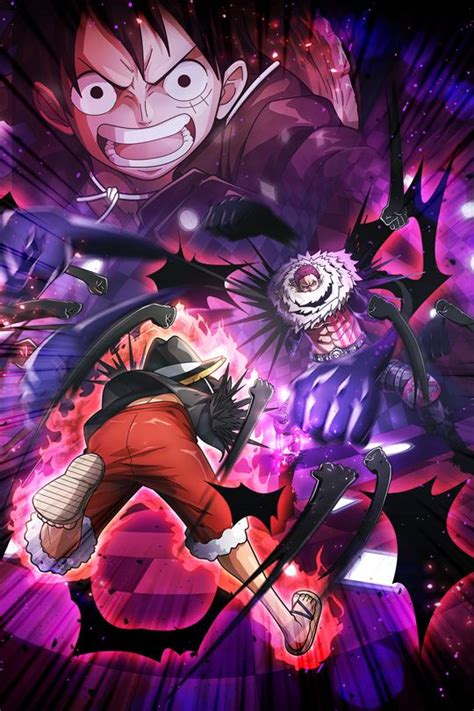 Luffy Vs Katakuri Poster By Onepiecetreasure Displate One Piece