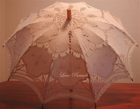 Ecru Lace Parasol Wedding Bridal Shower Quinceanera Prom Etsy