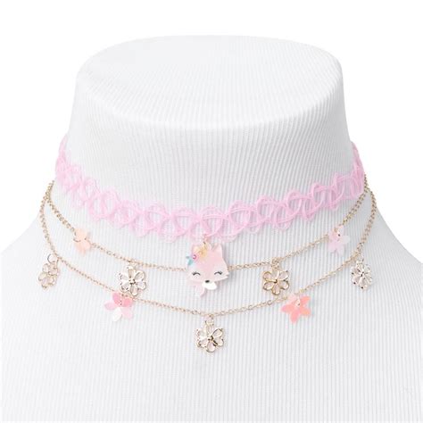 Make Your Look Extra Adorable With This Necklace Set Set Includes A