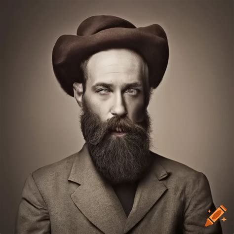 S Style Portrait Of A Bearded Man