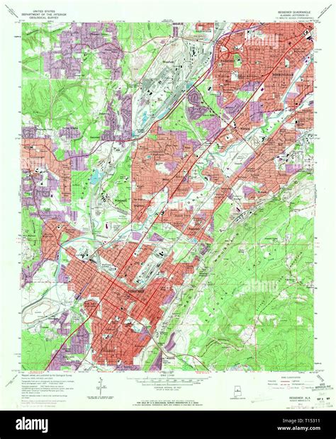 Map Of Bessemer High Resolution Stock Photography And Images Alamy