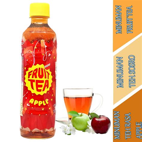 Jual Teh Rasa Apple Fruit Tea Sosro Minuman Teh Kemasan Botol