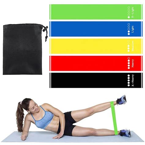 Pcs Set Resistance Bands With Different Resistance Levels Yoga Bands