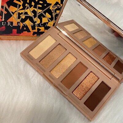 New In Box Urban Decay Naked Half Baked Mini Eyeshadow Palette Colors