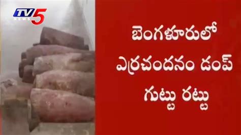 Red Sandalwood Smuggling Gang Busted In Bangalore Tv5 News Youtube