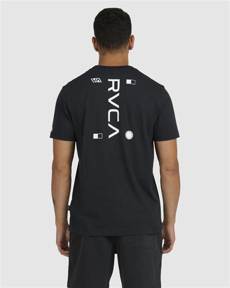 Rvca Upstanding Ss Tee Black Surfstitch