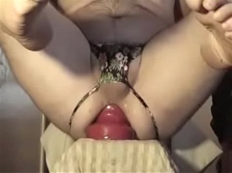 Huge Red Butt Plug Gapes His Ass XVIDEOS