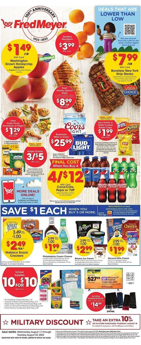 Fred Meyer Weekly Ad Specials From August 17