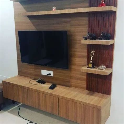 Wall Mounted Modern Wooden Tv Unit For Home At Rs Square Feet In