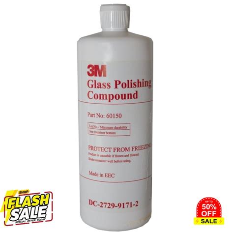 3M 60150 Glass Polishing Compound 1 Liter นำยาขดเงาลบรอยขดขวนกระจก