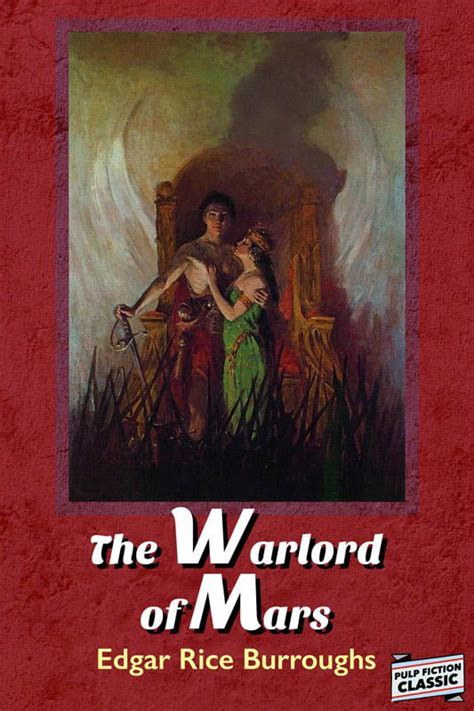 The Warlord Of Mars By Edgar Rice Burroughs Pulp Fiction Book Store