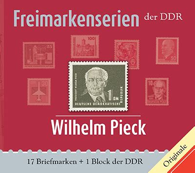 Philatelie Kompakt Freimarkenserien Der DDR Wilhelm Pieck Philatelie