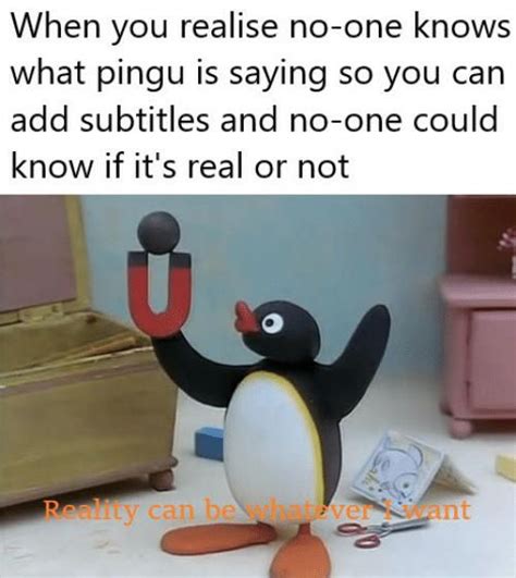 Get Your Daily Dose Of Wholesomeness With These 20 Pingu Memes Pingu Memes Pingu Memes