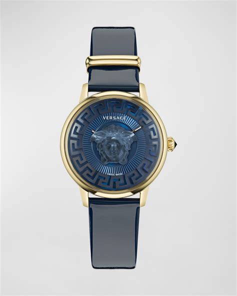 Versace 38mm Medusa Alchemy Bracelet Watch Neiman Marcus