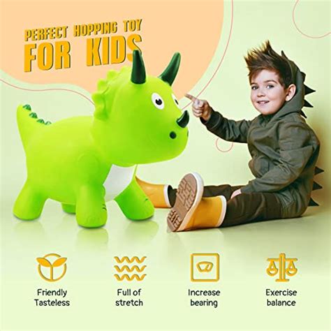 Inpodak Bouncy Horse For Toddler Animal Hopper Bouncing Dinosaur