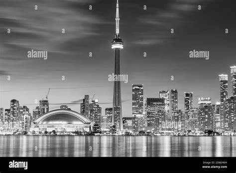 Toronto Skyline Black And White Stock Photos And Images Alamy