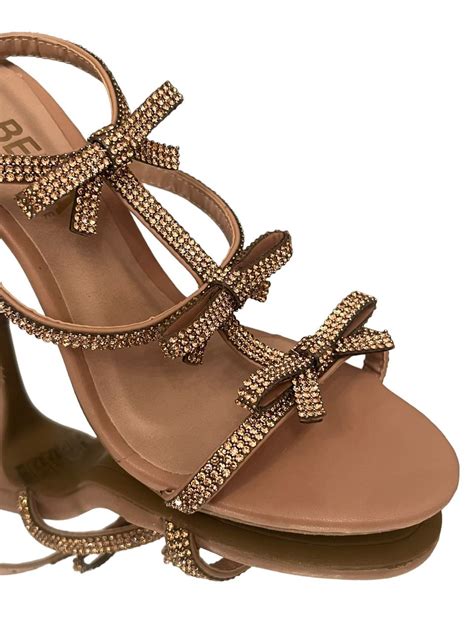 Sand Lia Nude Rosado Detalhes Brilho