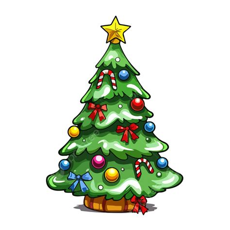 Arbol De Navidad Vectorial PNG dibujos árbol De Dibujos Animados