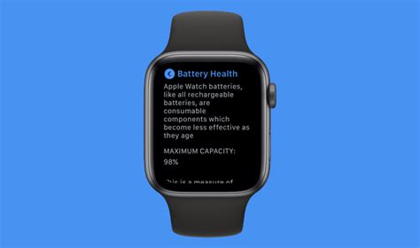 How To Check Apple Watch Battery Health In Watchos 7