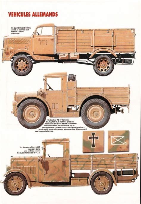 Military Trucks Of The Axis WW II Wwii Vehicles Armored Vehicles