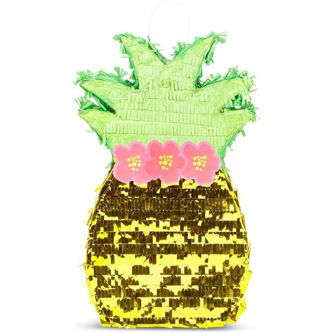 Tropical Pineapple Pinata For Kids Birthdays Summer Pool Beach Party