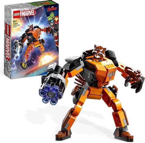 Lego Marvel Armadura Rob Tica De Rocket Guardianes De La Galaxia