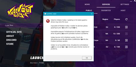 Failed To Initialize Vulkan Issue 73 Kocxyz Launcher GitHub