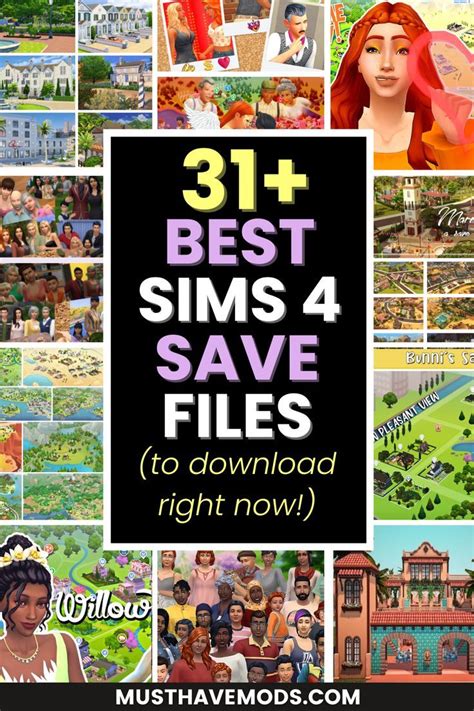 31 Best Sims 4 Save Files To Add Variety To Your Game Sims 4 Save