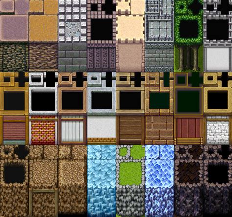 Tilesets A1 A2 A3 A4 E A5 Rpg Maker Vx Ace