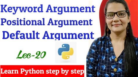 Python Tutorial For Beginners 20 Keyword Argument Default Argument Positional Argument