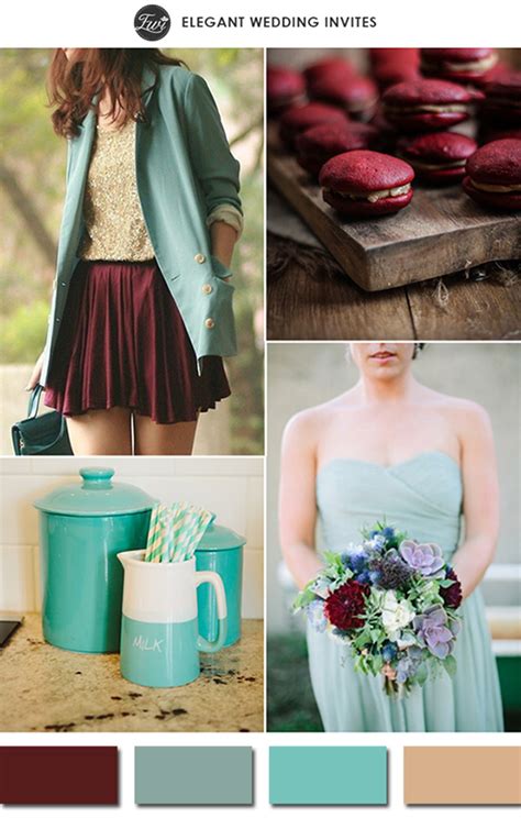 Pantone Color Of The Year 2015 Marsala Wedding Color Schemes