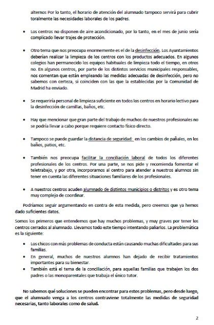 MareaVerde Escrito de los Directores de los colegios de Educación