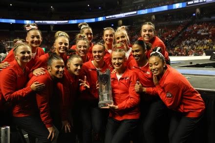 Gymnast Mya Lauzon University California Berkeley Editorial Stock Photo