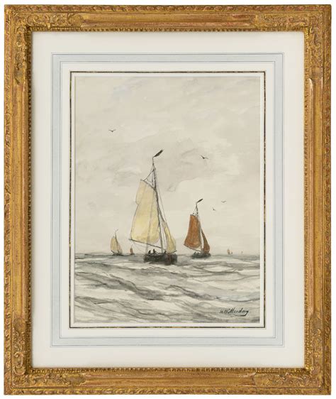 Hendrik Willem Mesdag Watercolours And Drawings Prev For Sale