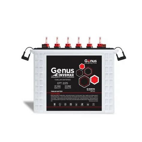 Genus Invomax GTT225 200 Ah Tall Tubular Battery At Rs 18230 Piece