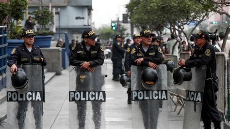 Desplegarán Más De 8 000 Policías Durante La Tercera Toma De Lima Y