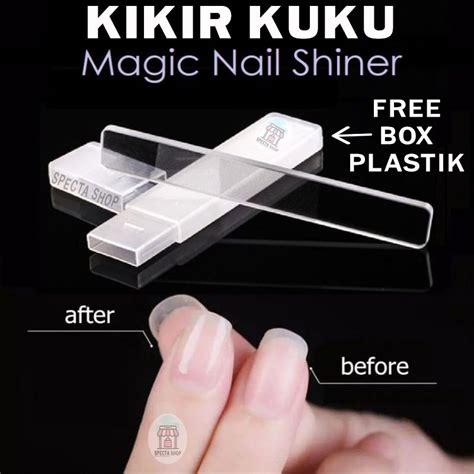 Jual Kikir Kuku Pengkilap Free Box Penghalus Alami Nano Glass Magic