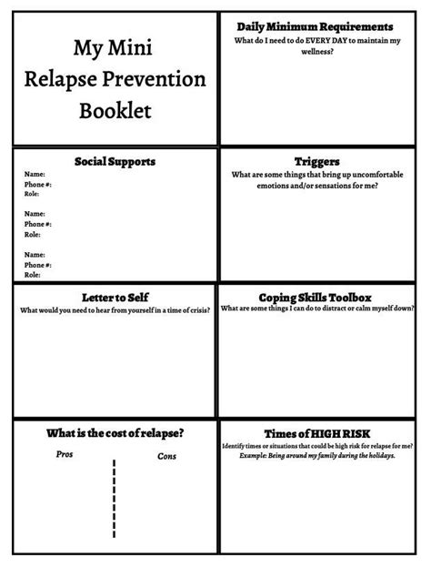 How To Create A Successful Relapse Prevention Plan Relapse