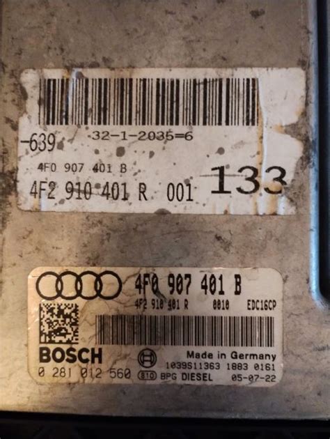 Audi A C F Kompjuter Procesor Motora Edc Cp F R F B