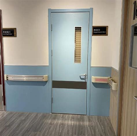 Fire And Smoke Seals Hpl Wooden Laminated Hospital Door China Hpl Hospital Patient Room Door And