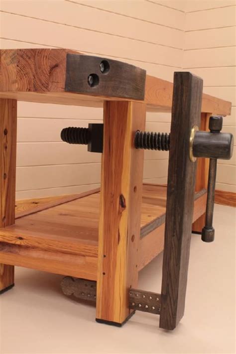 2011 Workbench Of The Month Wood Vise Screw And Wooden Vise For Leg