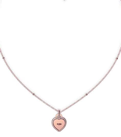 Guess Collar con dije de corazón Fine Heart Mujer El Palacio de Hierro