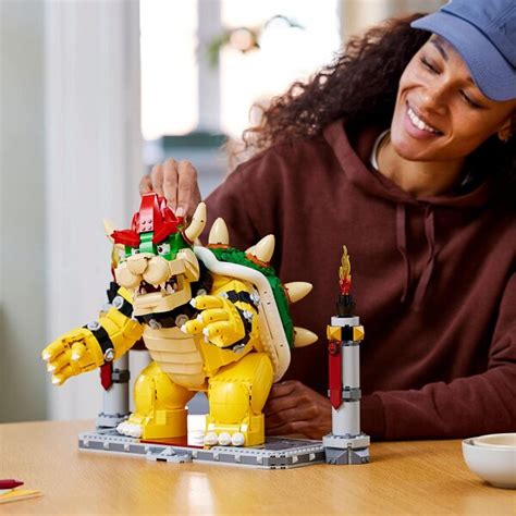 LEGO 71411 Super Mario Der mächtige Bowser 3D Modell Bausatz Bewegl