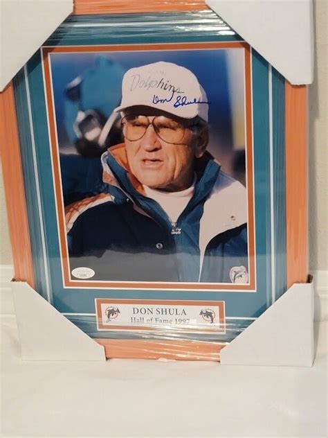 Don Shula Autographed Memorabilia Signed Photo Jersey Collectibles